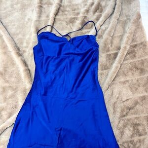 Dynamite Royal Blue Strappy Dress